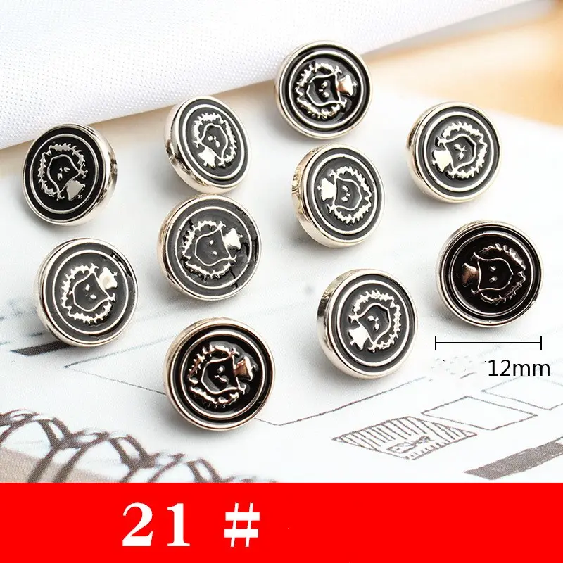 Lot de 100 boutons de résine de perle, model 21, en plastique de polyester, 10mm