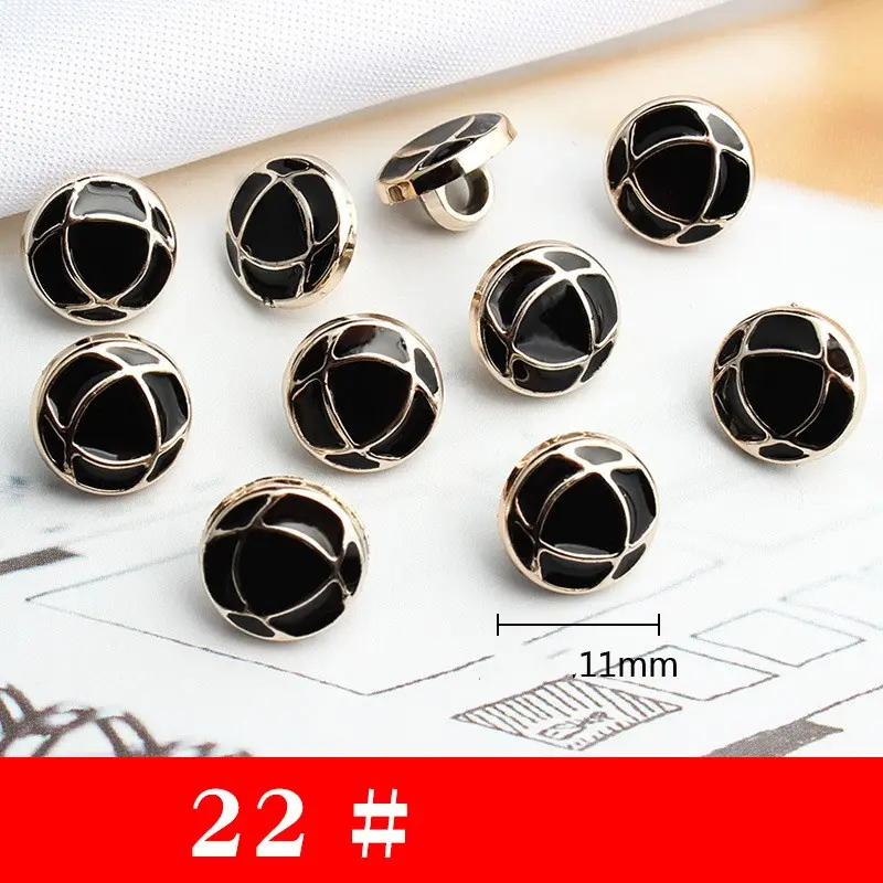 Lot de 100 boutons de résine de perle, model22, en plastique de polyester, 10mm