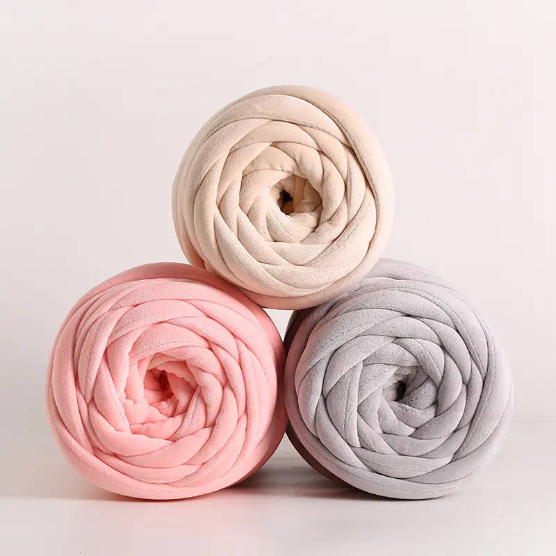 Lot de 3 rouleaux Fil de tube de velours épais géant