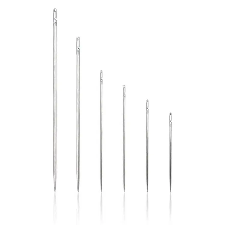 Lot de 25 Pièces/ensemble Aiguille À Coudre À La Main 0.76*36mm